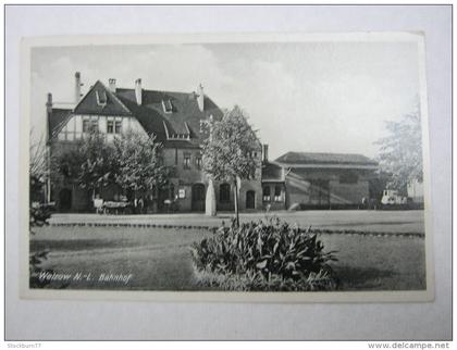 WELZOW , Bahnhof         ,Schöne Karte  um 1935