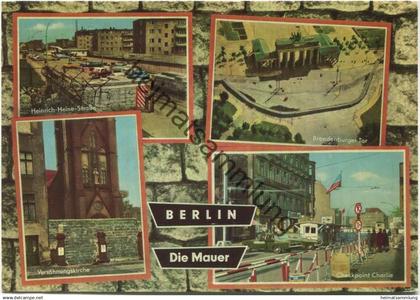 Berlin - Brandenburger Tor - AK Grossformat gel. 1976