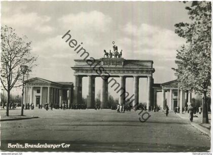 Berlin - Brandenburger Tor - Foto-AK Grossformat 1958