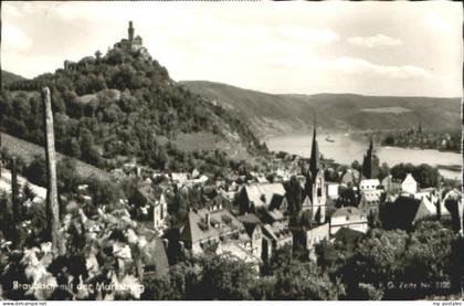 Braubach Rhein Braubach Marksburg x 1958