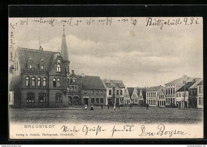 AK Bredstedt, Markt mit Kindern