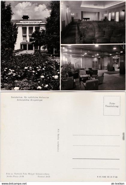 Antonshöhe-Breitenbrunn (Erzgebirge) Sanatorium für natürliche Heilweise 1968