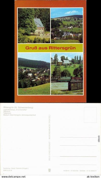 Rittersgrün-Breitenbrunn (Erzgebirge)   Sächsisches Schmalspurmuseum 1984