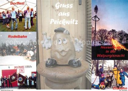 Peickwitz Dorffest Rodelbahn Hexenfeuer Walpurgisnacht
