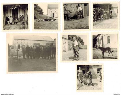 8x orig. Foto 1935 Erbhof Bauer, Bauernhof, Cammer, Planebruch Amt Brück Potsdam