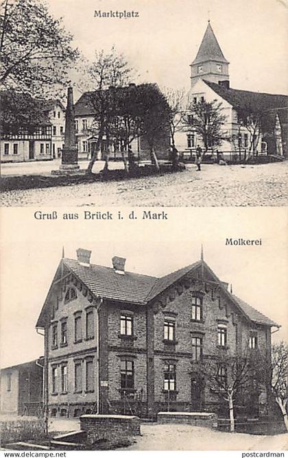 Deutschland - BRÜCK (BB) Marktplatz - Molkerei