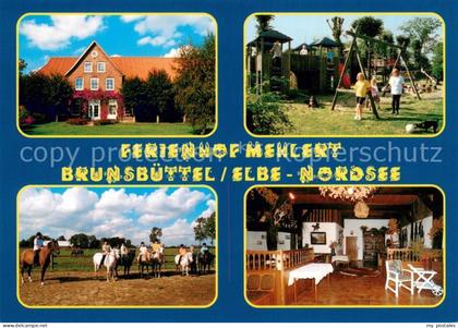 Brunsbuettel Ferienhof Mehlert Spielplatz Gaststube Reiter