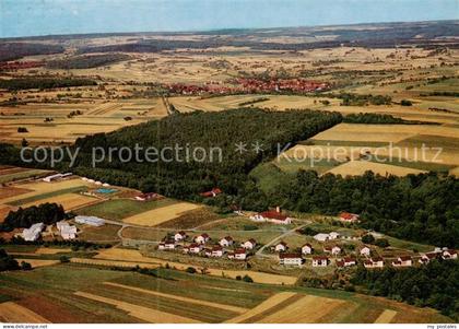 Buchen  Odenwald Kinder und Jugenddorf Klinge Fliegeraufnahme