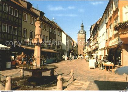 Buchen Odenwald Strassenansicht Brunnen Tor