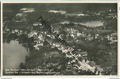 Bad Buckow - Buckow-See - Griepen-See - Foto-Ansichtskarte - Fliegeraufnahme - Verlag Max O'Brien Berlin