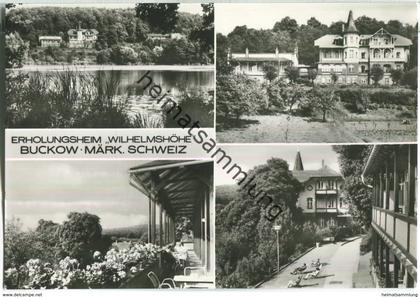 Buckow - Erholungsheim Wilhelmshöhe - Foto-Ansichtskarte