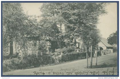 Bückeburg Forsthaus Harrl gelaufen 1913 (AK63)