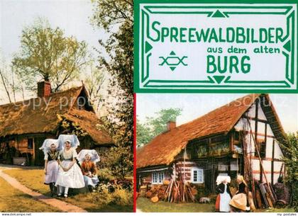 Burg Spreewald Bilder aus dem alten Burg Festtagstrachten