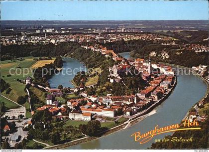 Burghausen Salzach Fliegeraufnahme