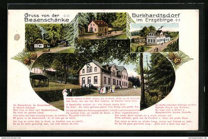 AK Burkhardtsdorf /Erzgeb., Gasthaus Besenschänke