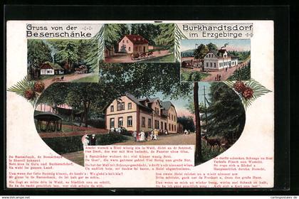 AK Burkhardtsdorf im Erzgeb., Gaststätte Besenschänke