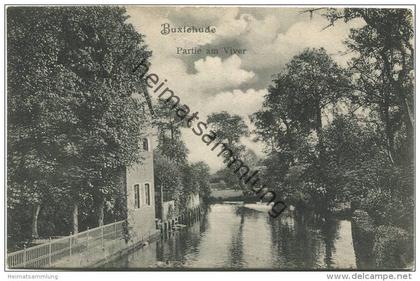 Buxtehude - Partie am Viver - Verlag M. Glückstadt & Münden Hamburg gel. 1914