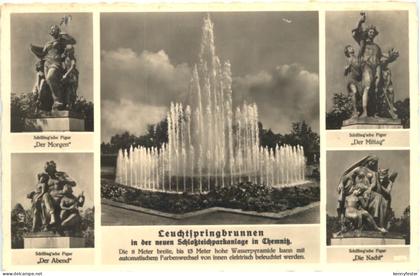 Chemnitz - Leuchtspringbrunnen