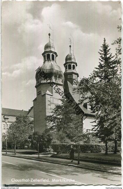 Clausthal-Zellerfeld - Marktkirche - Foto-Ansichtskarte