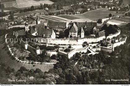 Coburg Bayern Veste Coburg Fliegeraufnahme