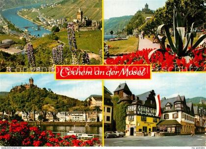 Cochem Mosel Panorama Promenade Burg Cochem Strassenpartie