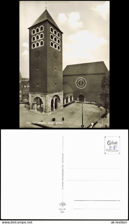 Ansichtskarte Coesfeld Westfalen Jakobkirche 1969