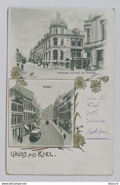 19410 Cartolina - Gruss aus Kiel - VG 1902