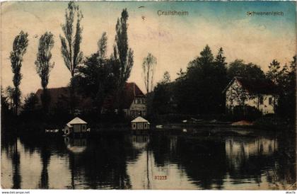 CPA Crailsheim Schwanenteich (922518)