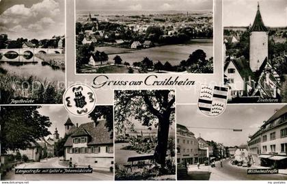 Crailsheim Jagstbruecke Wilhelmstrasse Diebsturm Spital Johanniskirche