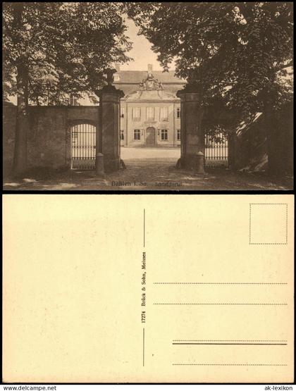 Ansichtskarte Dahlen Schloss - Portal 1926