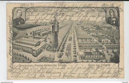 ALLEMAGNE - Gruss aus DÖBERITZ - Barackenlager , Truppen Übungsplatz