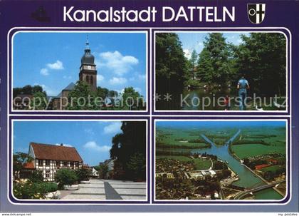 Datteln Fliegeraufnahme Kanalknotenpunkt