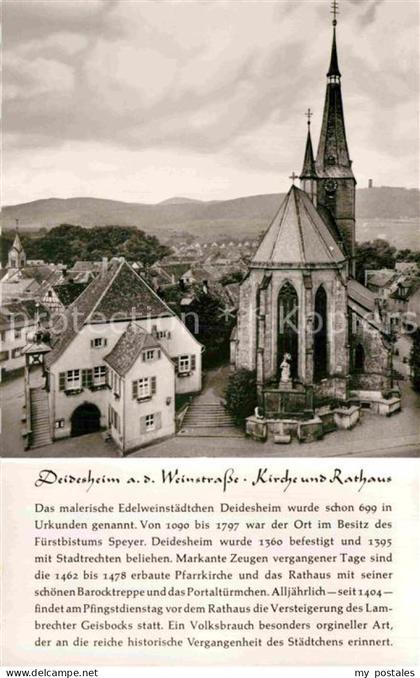 Deidesheim Rathaus Kirche