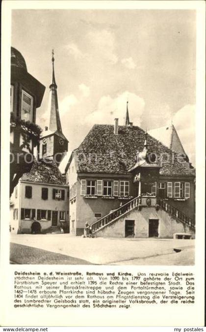 Deidesheim Rathaus Kirche