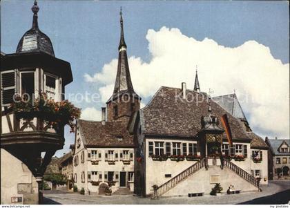 Deidesheim Rathaus mit Barocktrepper