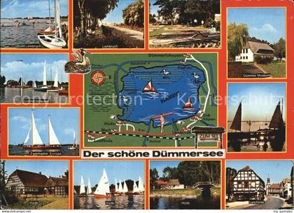 Duemmersee Diepholz Segelboote Fachwerkhaeuser