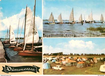 Duemmersee Diepholz Zeltplatz Segelboote