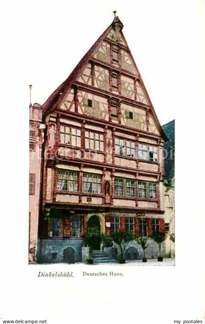 Dinkelsbuehl Deutsches Haus