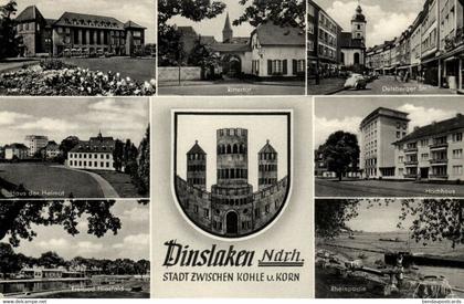 DINSLAKEN, Mehrbildkarte (1950s) AK