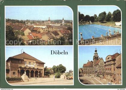 Doebeln Stadtblick Stadtbad Rathaus