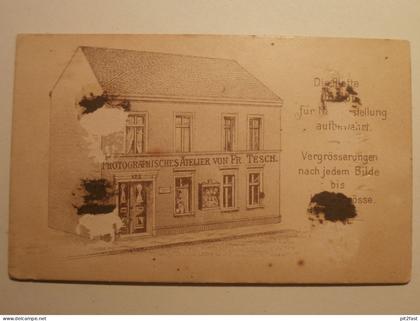 Kabinettfoto - Friedrich Tesch in Dömitz , CDV , Mecklenburg , Photographie , Kabinett !!