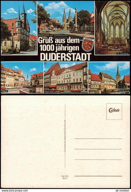 Duderstadt Gruß aus dem 1000 jährigen Duderstadt (Mehrbild-AK) 1980
