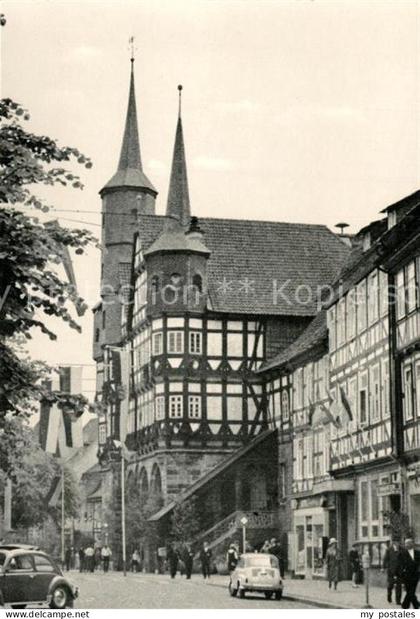 Duderstadt Niedersachsen Rathaus Mariesaeule