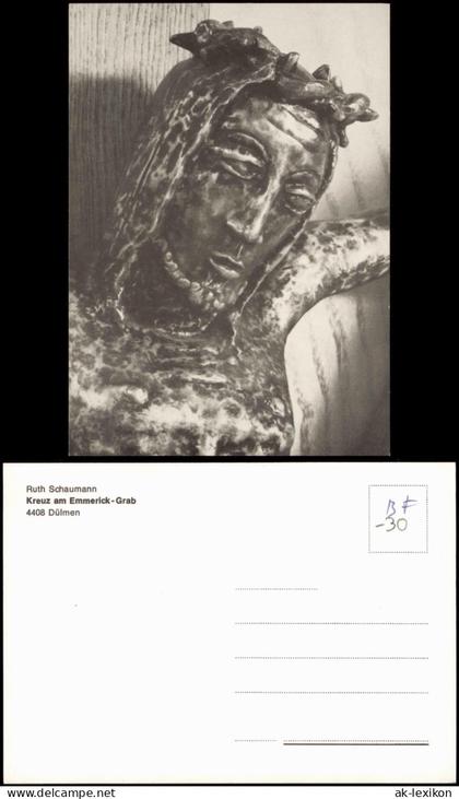 Ansichtskarte Dülmen Kreuz am Emmerick-Grab 1960