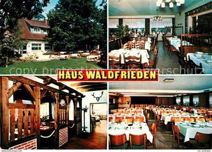 Duelmen Gasthaus Waldfrieden am Wildpark Restaurant Gartenterrasse