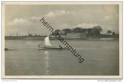 Karlsruhe - Hauptpost und Grenadierdenkmal - Foto-AK 30er Jahre