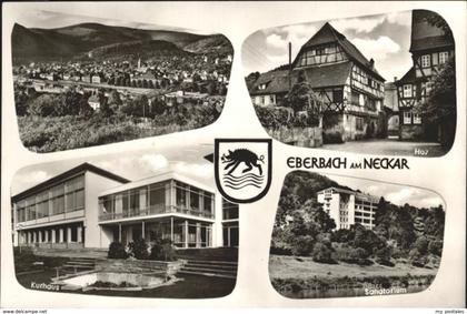 41258479 Eberbach Neckar Wappen Sanatorium Hof Kurhaus Eberbach