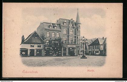AK Eckernförde, Markt mit Geschäften