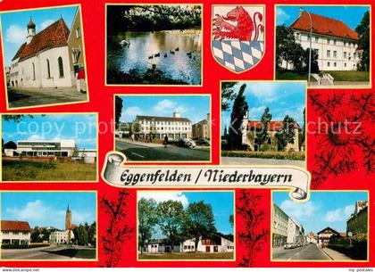 Eggenfelden Kirche Schwanenteich Schloss Teilansichten