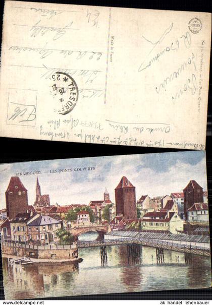731077 Strassburg Strasbourg Elsass Les ponts Couverts gel. Gentilly Seine